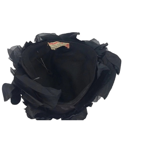 BIANCALANI FIRENZE MADE IN ITALY EXPRESSLY FOR BONWIT TELLER VINTAGE HAT BLACK - Picture 8 of 8